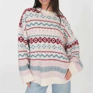 Cozy Knit Crew Neck Sweater
